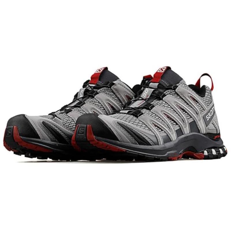SALOMON XA PRO 3D Дышащие Кроссовки для Трейлраннинга с Низким Верхом Мужские Серые Кроссовки 409774