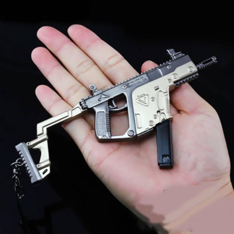Model Gun Pubg Keychain Metal Game Peripheral Backpack Pendant Gift Children