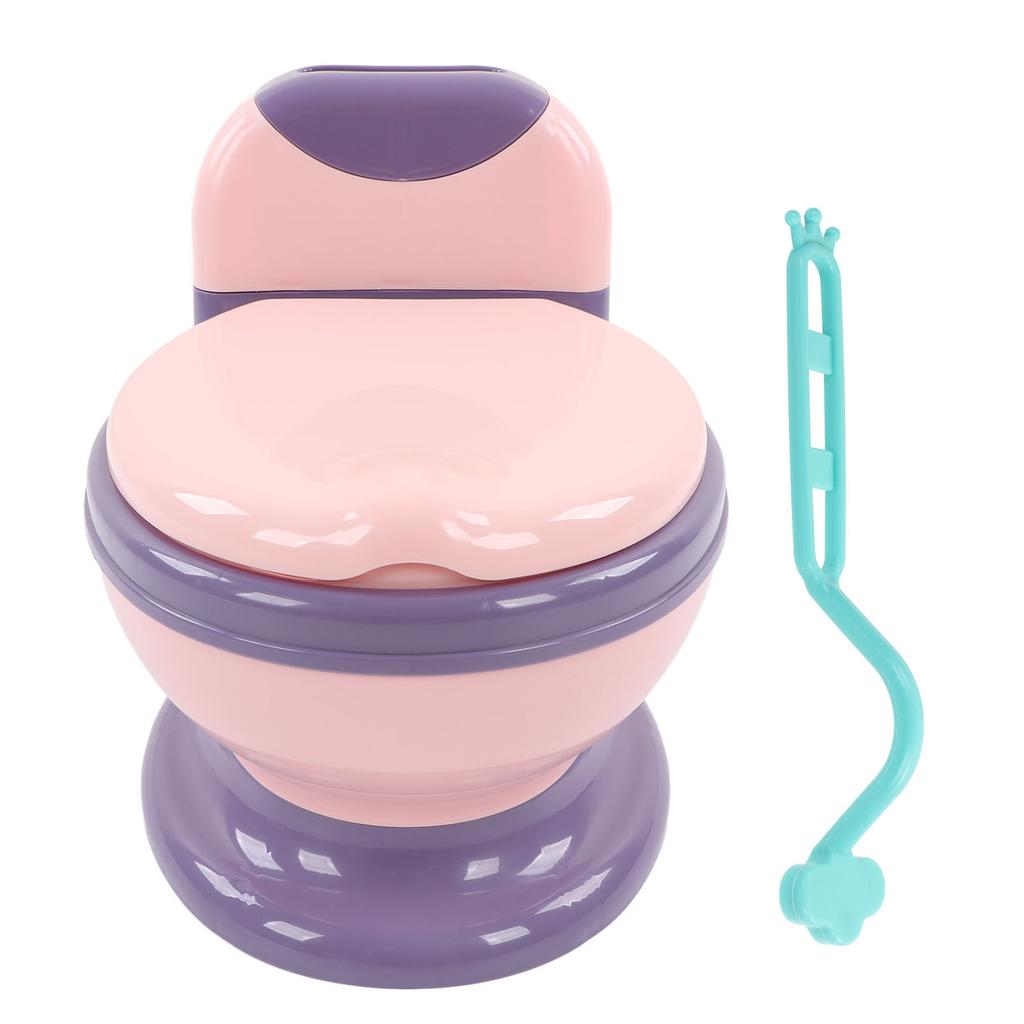 Baby Potty Toilet Emulational Large Size Universal Detachable Potty Training Toilet Pinkish Purple