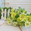 1 Bouquet 28 Heads Artificial Fake Flower Home Coffee Shop Wedding Decor