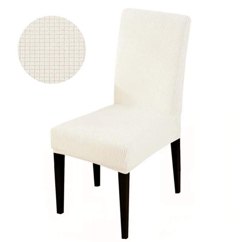 Jacquard Chair Cover with Back Universal Size Chair Cover Hign Elastic Solid Color Chair Covers For Home Living Room Hotel