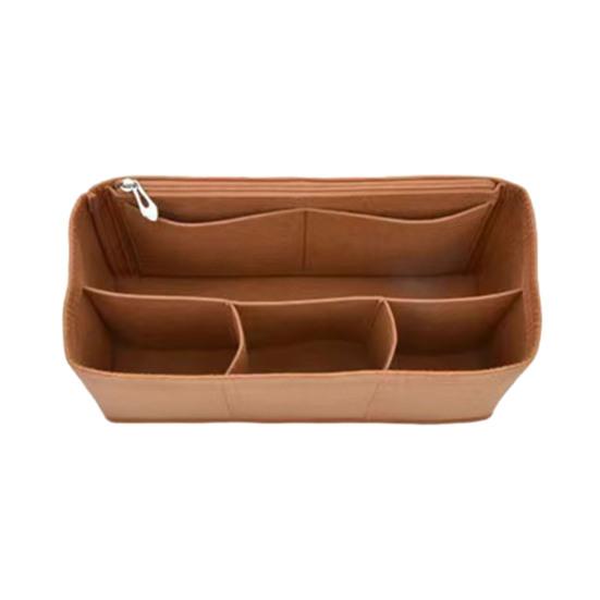 Tote Bag Insert Organizer Felt Insert with Multiple Pockets Makeup Phones Keys Organizer Protector for Tote Bag Interior Use