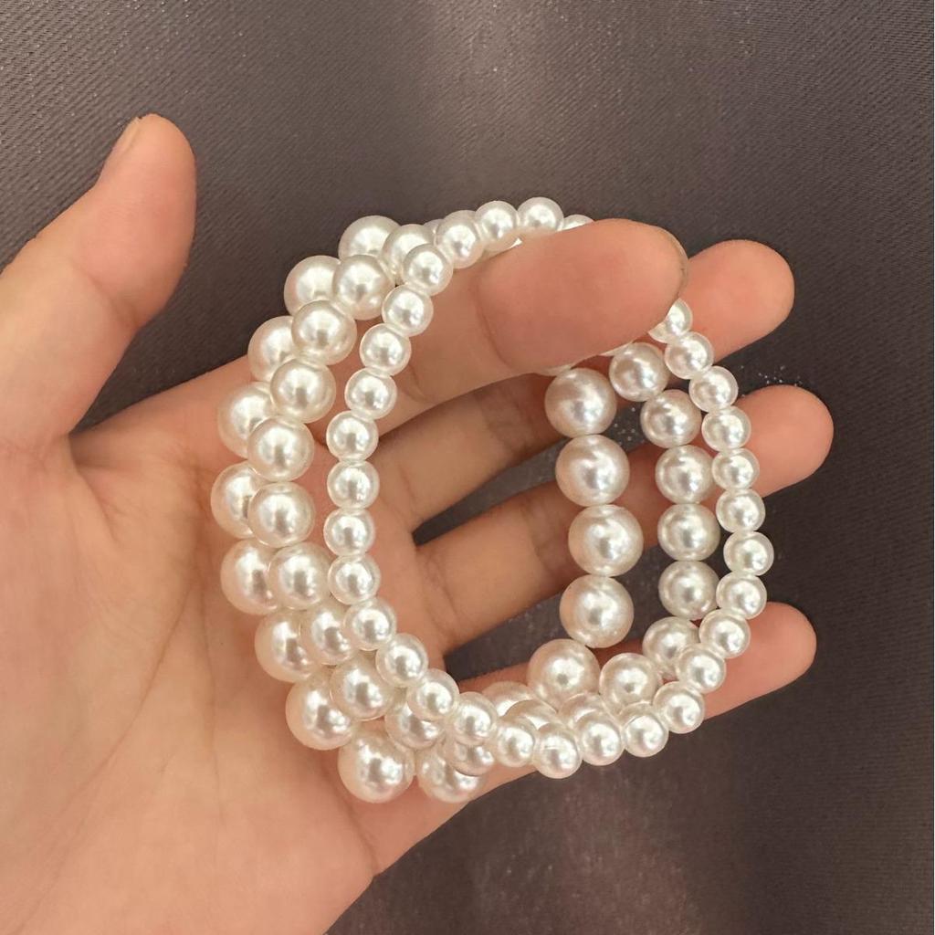 Retro Imitation Pearl Elastic Bracelet - Versatile Women's Jewelry