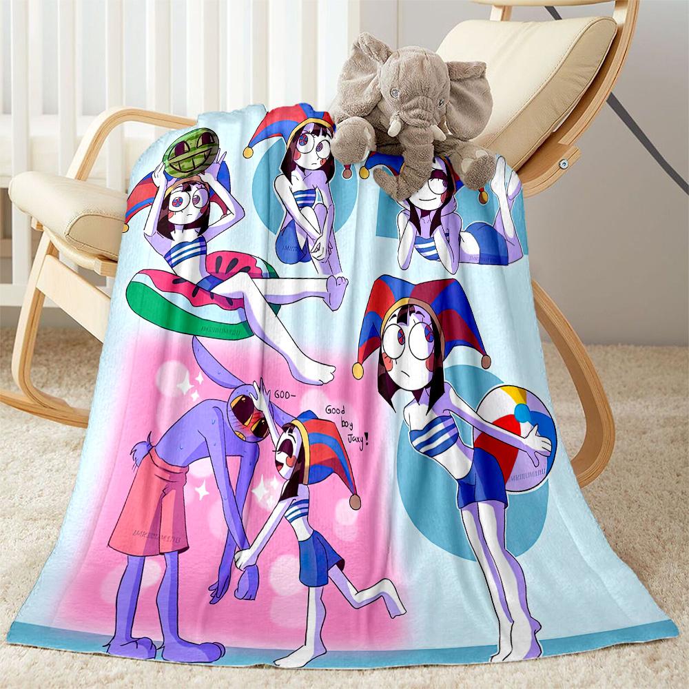 Digital Circus5 Blankets are suitable for living rooms,making them an ideal choice for outdoor travel and gifts.