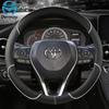 Для Toyota Corolla Автомобильный чехол на руль Нескользящая искусственная кожа Автоаксессуары Быстрая доставка