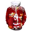 New Funny Santa Claus 3d Print Hoodies Men Women Fashion Christmas Hoodie Sweatshirt Mens Clothing Xmas Tracksuit Festival Gift