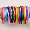 9/27pcs Plastic Satin Headbands Girls Hairbands Fashion Women Non-slip Headband Children Kids DIY Handmade Hair Accessories