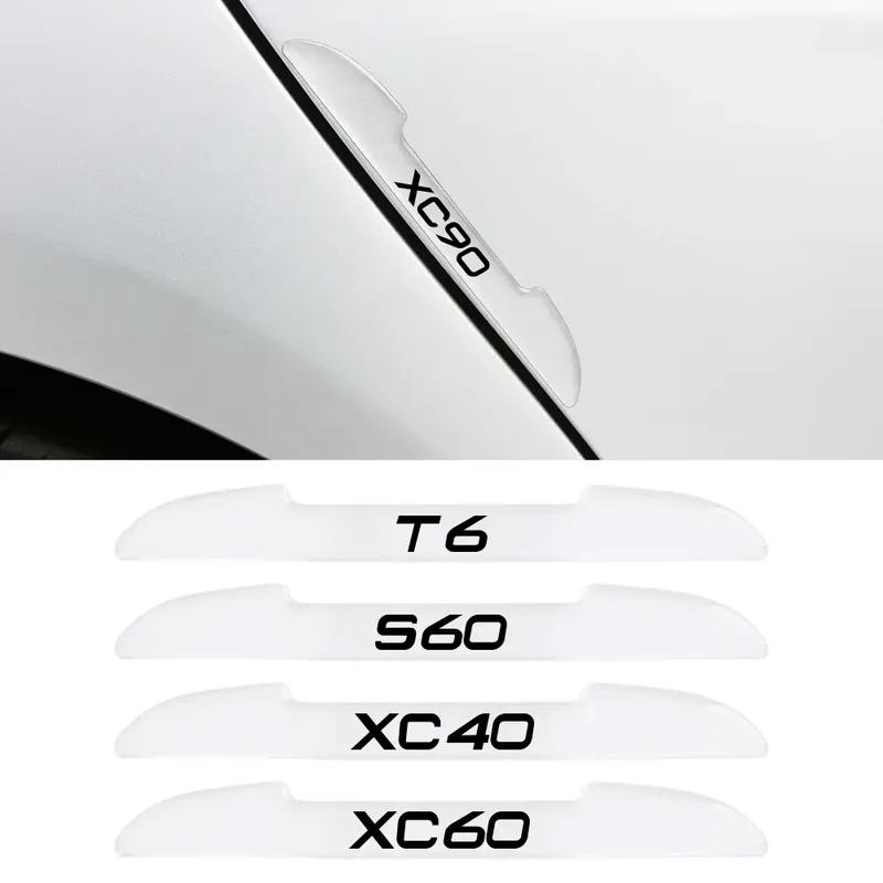 4 шт. Автомобильные противоударные полосы Автоаксессуары Для Volvo XC90 XC60 C30 T6 S60 C70 XC40 V40 XC70 V70 V60 V50 S80 S40 AWD V90 S90