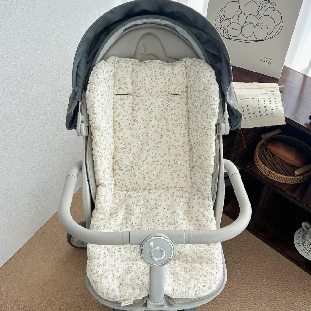 Breathable Stroller Accessories Soft Pushchair Insert Mat Baby Stroller Seat Cushion All Seasons