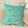 Cute Cartoon Succulent Pillow Gifts Home Office Furnishings Bedroom Sofa Car Cushion Cover Case 45x45cm