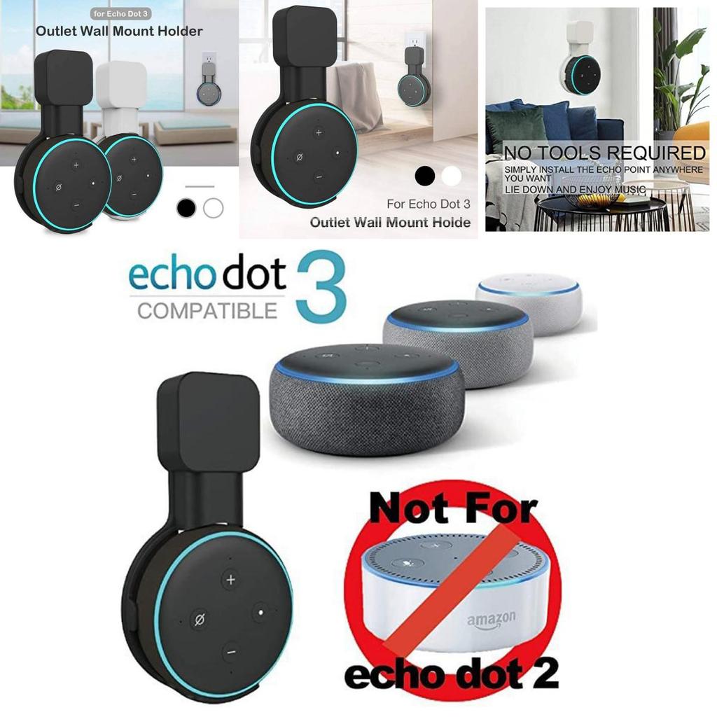 Стильный настенный зарядный кронштейн для Echo Dot 3 Google Smart Speaker