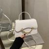 Box Bag Women's 2025 Spring and Summer New Trendy Fashion Foreign Style Portable Small Square Bag Chain Design Single Shoulder Messenger Bag