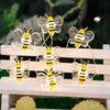 Cute Bee Battery Powered String Lights  for Bedroom Kid Room Tree Flowers Plants Patios Party Wedding Xmas Lawn Garden Decor