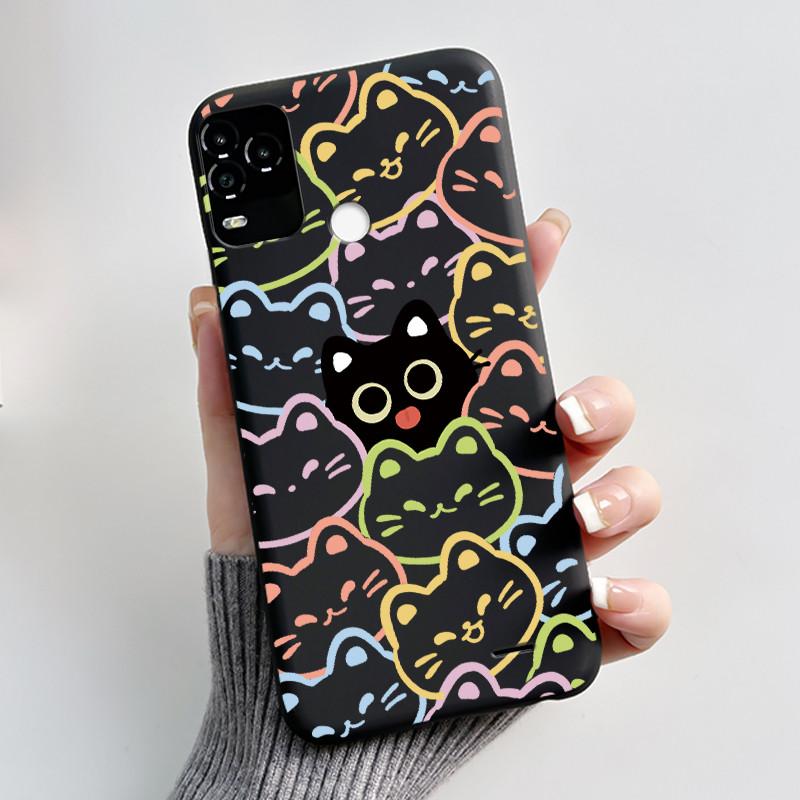Чехол для телефона BLU G71 Plus G71+ Чехол Роскошный Милый Кролик с Сердечком Мультяшный Забавный Чехол-Оболочка Черный Мягкий Силиконовый Защитный Чехол