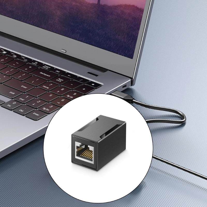 Качественный разъем RJ45 Cat7 Ethernet Gigabit сетевой удлинитель для Cat7/Cat6/Cat5e Быстрая передача данных Помехоустойчивость
