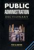 The Public Administration Dictionary Book