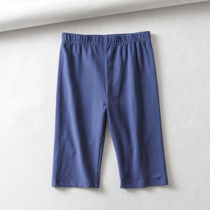 Сексуальные женские хлопковые эластичные однотонные шорты до колена с высокой талией, женские байкерские шорты