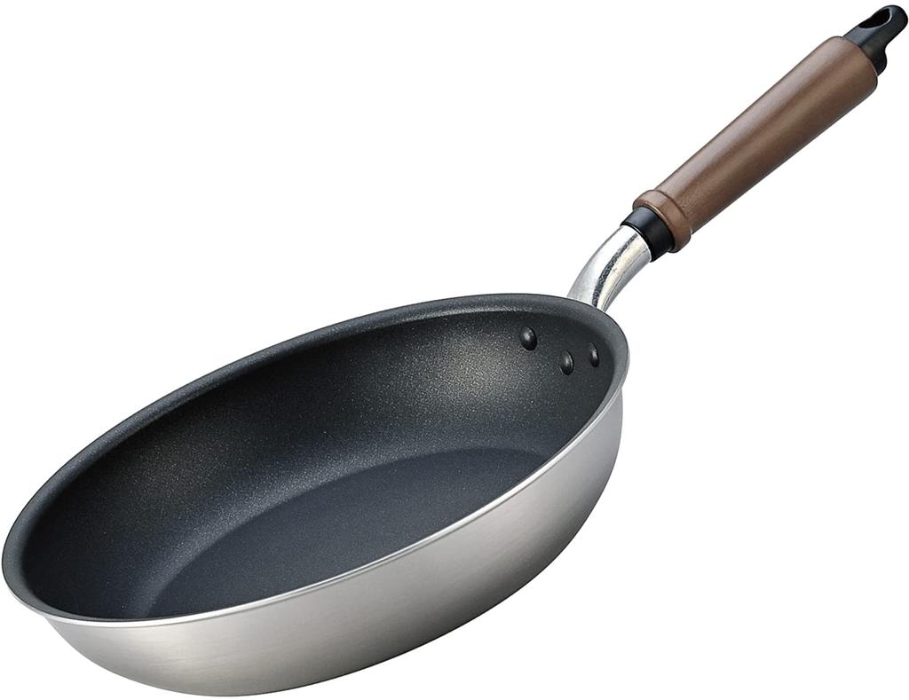 Hokuriku Aluminum Frying Stainless Compatible with Made In Fully Structure Makes It Extremely Compatible with IH Cooking Heats Making Dishes Delicious