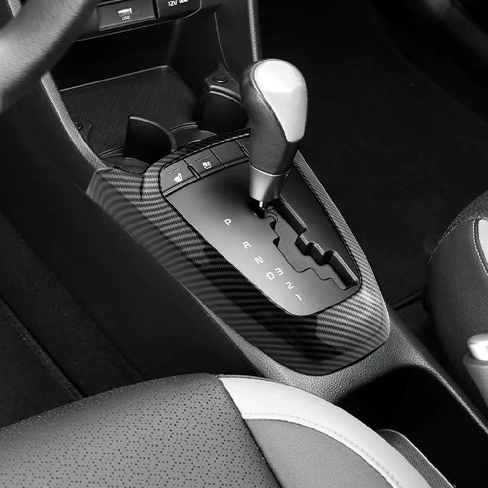 For Kia Morning 2021 2022 2023 Picanto 2019 Gear Shift Knob Panel Frame Cover Decoration Sticker Trim Moulding Accessories