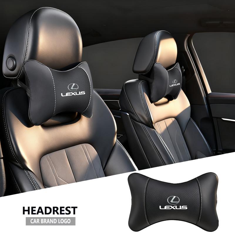 2026 Hot Interior Stickers For Lexus GS IS LS500h ES260 ES300h RX350h NX260 UX260 LM Car Seat Neck Pillow Leather Headrest Auto