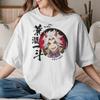 Genshin Impact Аратаки Итто Унисекс Унисекс Футболка Винтажные Футболки Короткий Рукав Круглый Вырез Футболка Хлопок Летние Топы