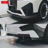 Комплект обвеса из углеволокна для BMW iX: Передний сплиттер в стиле FD, Пороги, Задний диффузор, Углы заднего бампера, Спойлер на крышу.