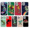 Dinosaur Skate Dude Play Soft Phone Case For iPhone 16 15 14 13 12 11 Pro Max X XR XS 7 Plus 8 + SE 2020 Pattern Customized Cove