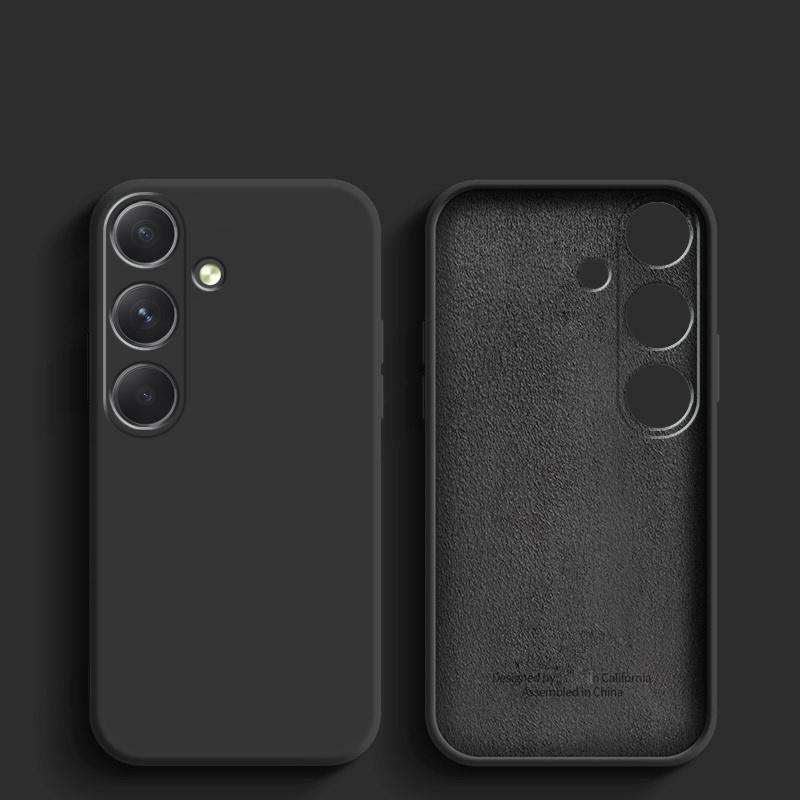 Роскошный мягкий силиконовый чехол из жидкого силикона для Samsung Galaxy A54 5G A14 A24 A34 A04 A04S A04E A15 4G A25 A35 A55, противоударный чехол