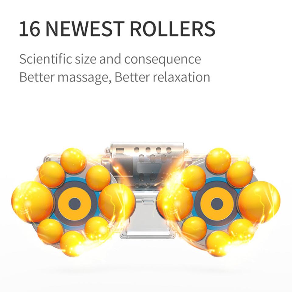 U-образный электрический массажер шиацу для тела, плеч, шеи, спины, инфракрасный 4D разминающий массажер