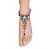 Fashion Simple Exquisite Shimmer Rhinestone Anklet Women Foot Ornaments