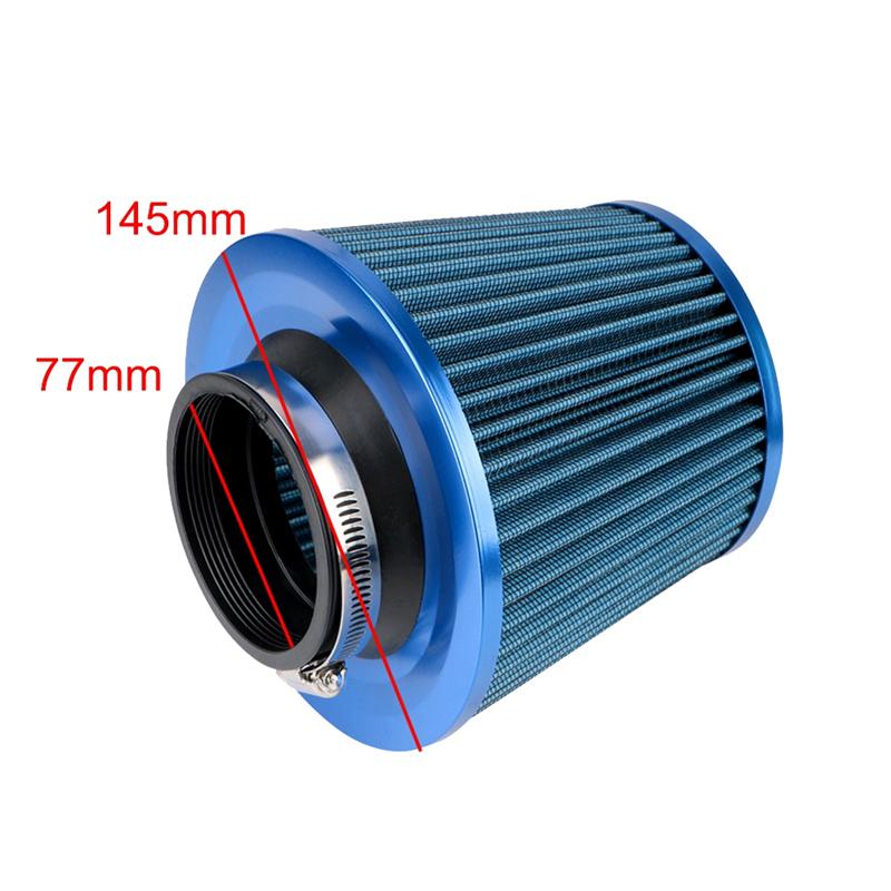 76Mm Air Filter Mushroom Head Filter Exhaust Filter Intake Filter Universal Car Supplies