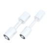 Straight Aluminum Beadlock Splice Fitting 3 Available Sizes #6 #8 #10 for Auto A/C Reduced Barrier Hose Retrofit