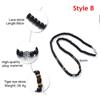 Hot Sale Gift for Men Jewelry Hematite Stone Bead Necklace Healing Balance Volcanic Rock