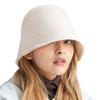 ICHIYON Knit Thermo Bucket Hat for Knit Cold Slimming Look [14+ PLUS] Women, Autumn/Winter, Fabric, Protection, Face, High-Quality /