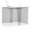 Mosquito Net for Bed 156 Meshes Black 220 x 180 x 180 cm