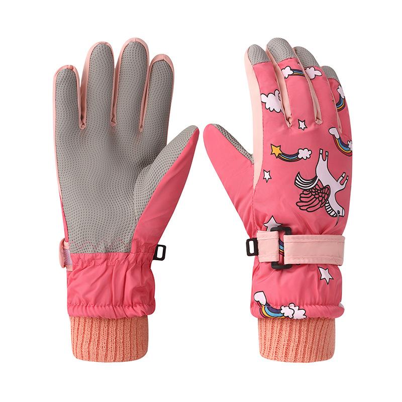 Children's Ski Gloves Children's Gloves Children's Warm Gloves Waterproof Children's Winter Gloves Play with Snow Gloves