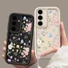 For Samsung S25 S24 S22 Ultra Plus S23 S21 Fe A55 A54 A53 A52 A35 A34 A33 A25 A15 A14 5g Colorful Flower Shockproof Silicone Soft Thin Case Cover