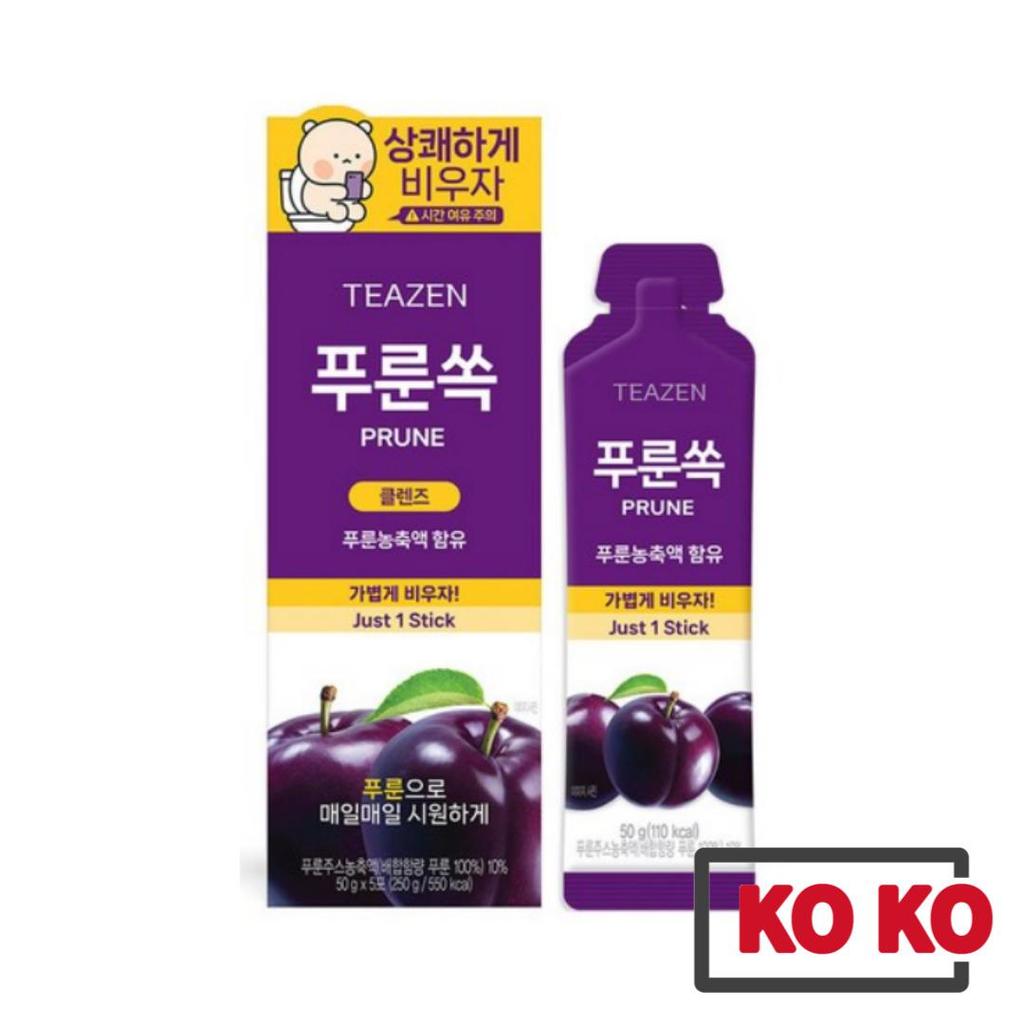 Teazen Prune Cleanse 50g X 5sticks / Detox / Bowel Movement