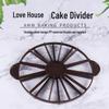 Round Cake Layer Slicer: 10/12 Equal Plastic Divider Baking Tool