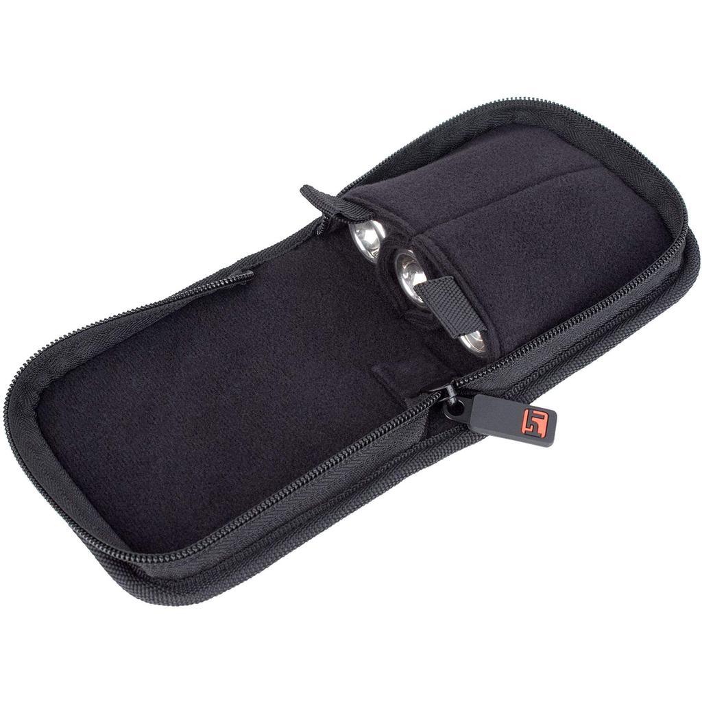 PROTEC TrumpetHorn Mouthpiece Pouch (3-Piece Capacity), Black, A219ZIP