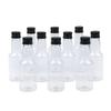 Mini Plastic Drink Bottles 10Pcs 50ML Leakproof Portable Liquor Juice Containers for Daily Use Travel Picnic
