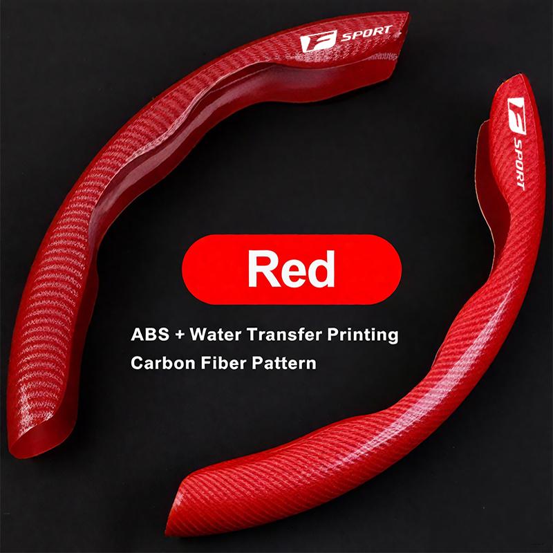 Для Lexus LS LC RZ IS350 ES300 GS350 CT200h GX460 LX570 RX500h NX300 UX260 LBX Автомобильный противоскользящий чехол на руль из углеродного волокна