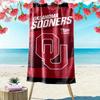 Oklahoma Sooners Beach Towel print Quick Dry Beach Towel Microfiber Absorbent Portable Travel Swimming Towel