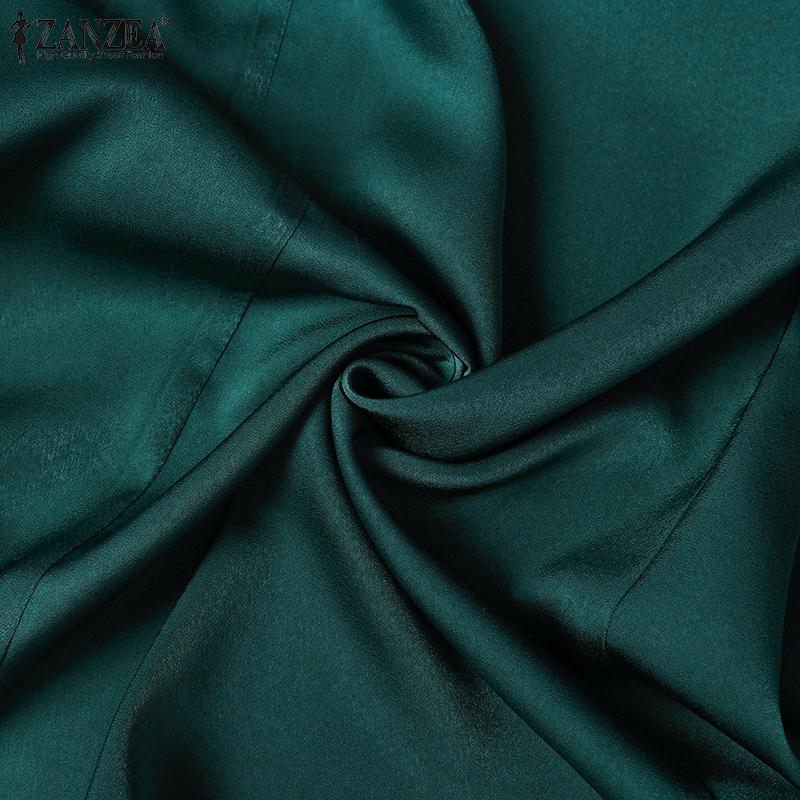 ZANZEA Женский кардиган, пиджак и брюки, повседневный комплект из двух предметов