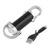Mini Keychain Flashlight Waterproof with Rechargeable Battery and Charging Cable Outdoor Camping Portable Lighting