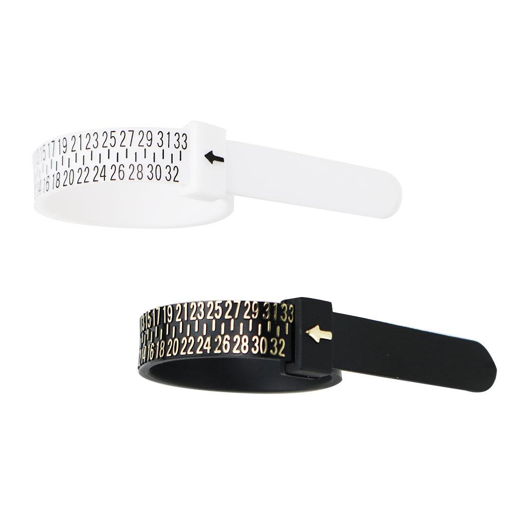 Великобритания/США/ЕС/Гонконг/Япония Кольцемер Измерение размера окружности пальца Измерительная лента Многоразовый калибр размера пальца Инструмент для определения размера ювелирных изделий