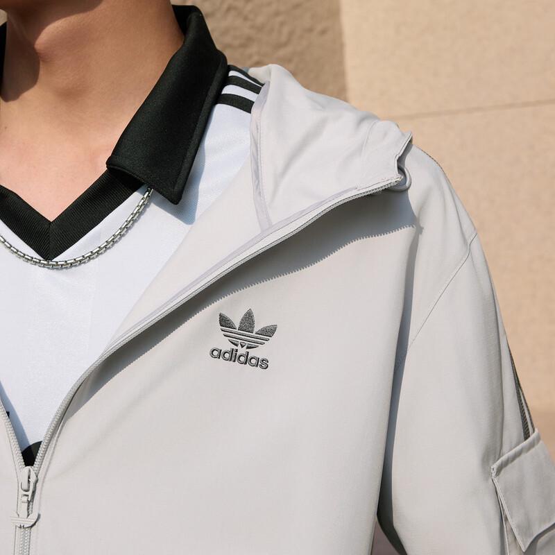 adidas Оригинальная унисекс повседневная спортивная куртка с капюшоном