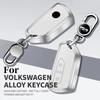 Подходит для Volkswagen Tuyue Tiguan L Touran Tango Sagitar Сумка для ключа автомобиля Высококачественный сплав Кожаный Специальный защитный чехол для автомобиля