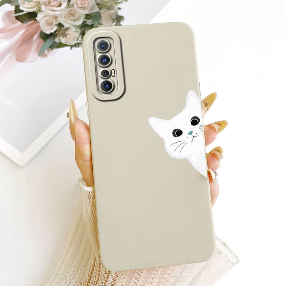 Чехол для телефона OPPO Reno3 Pro 4G CPH2035 CPH2037, модный силиконовый мягкий чехол с подсолнухом для Reno 3 Pro 4G, противоударная задняя крышка