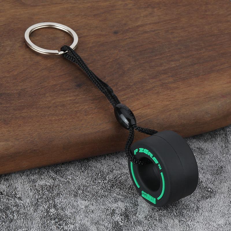 Custom PVC Tire Keychain: Personalized Car Mod Accessory